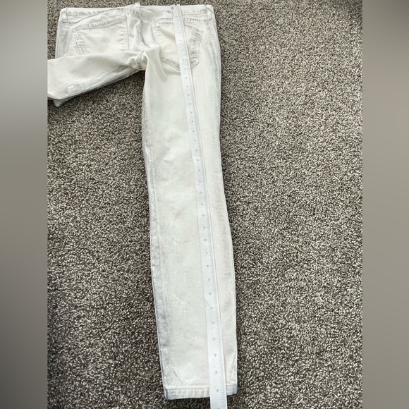 Current/Elliot The Stiletto Jeans Washed Out Silver White Skinny Stretchy Fit 28 - Picture 13 of 15